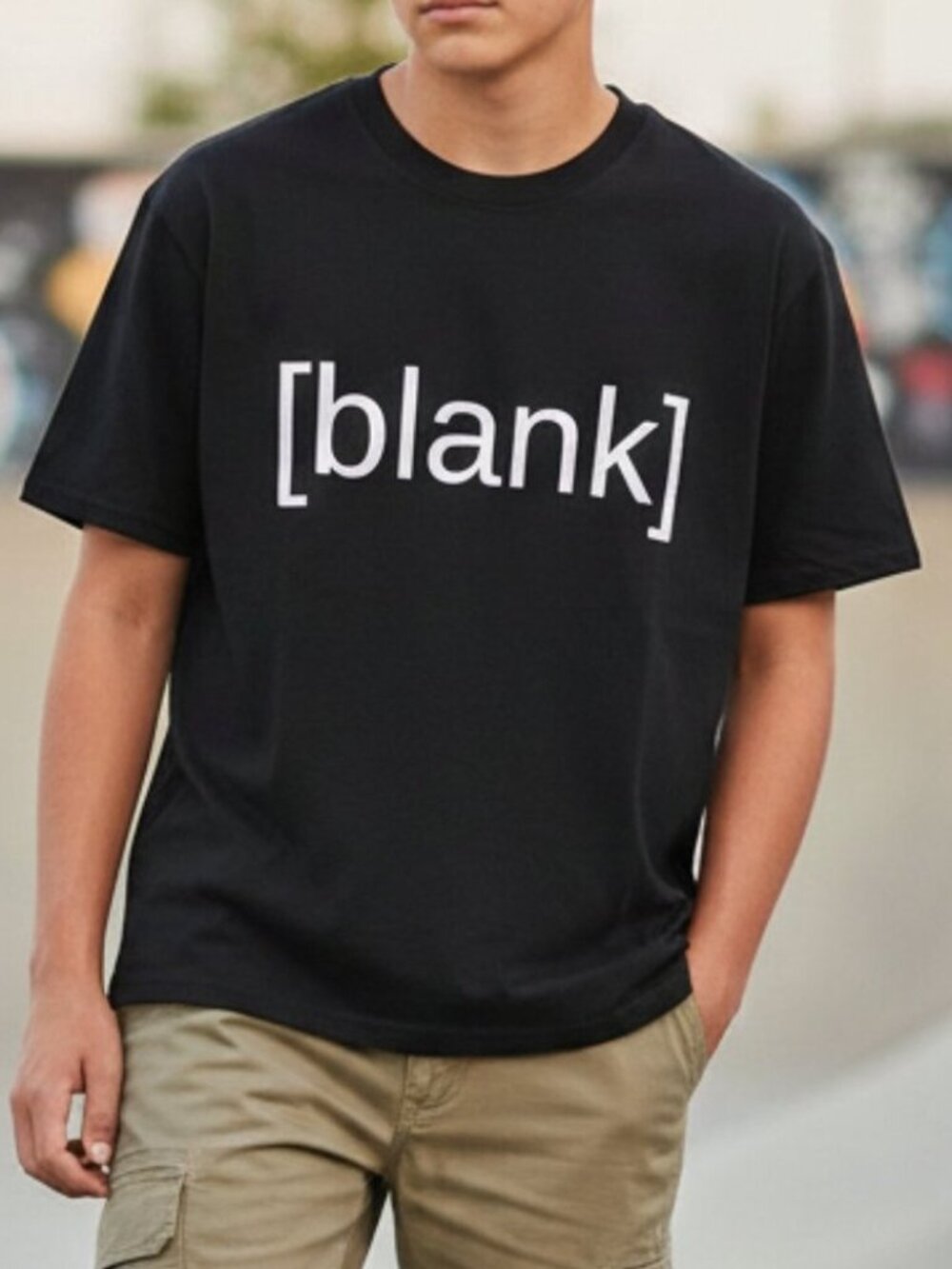 Black Urban Streetwear Men’s T-Shirt Size Small 100% Cotton Minimalist Tee NWOT